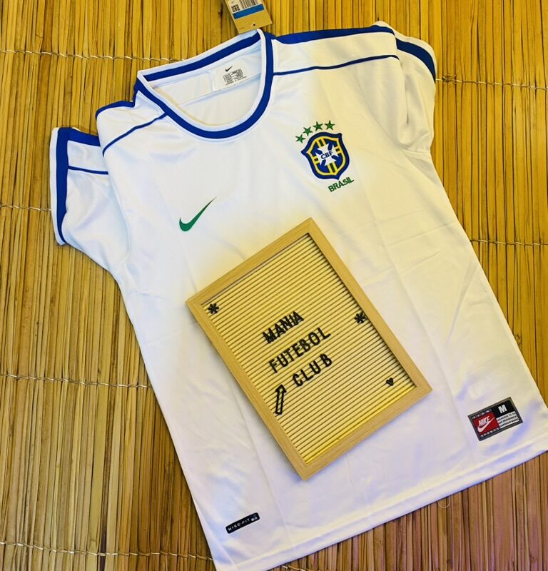 Camisa Brasil Nike RETRO III 1998 Torcedor BRANCO